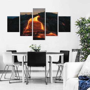 Hawaiʻi Volcanoes National Park Canvas Wall Art