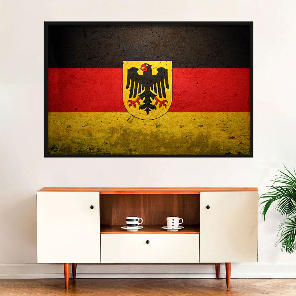 Flag of Germany Canvas Wall Art