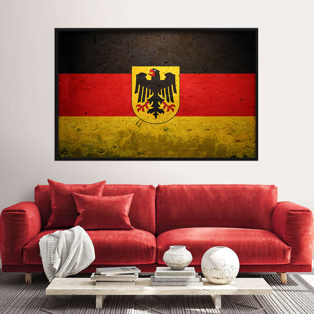 Flag of Germany Canvas Wall Art