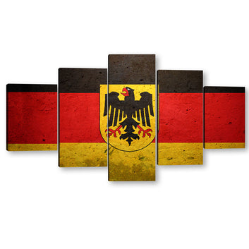 Flag of Germany Canvas Wall Art