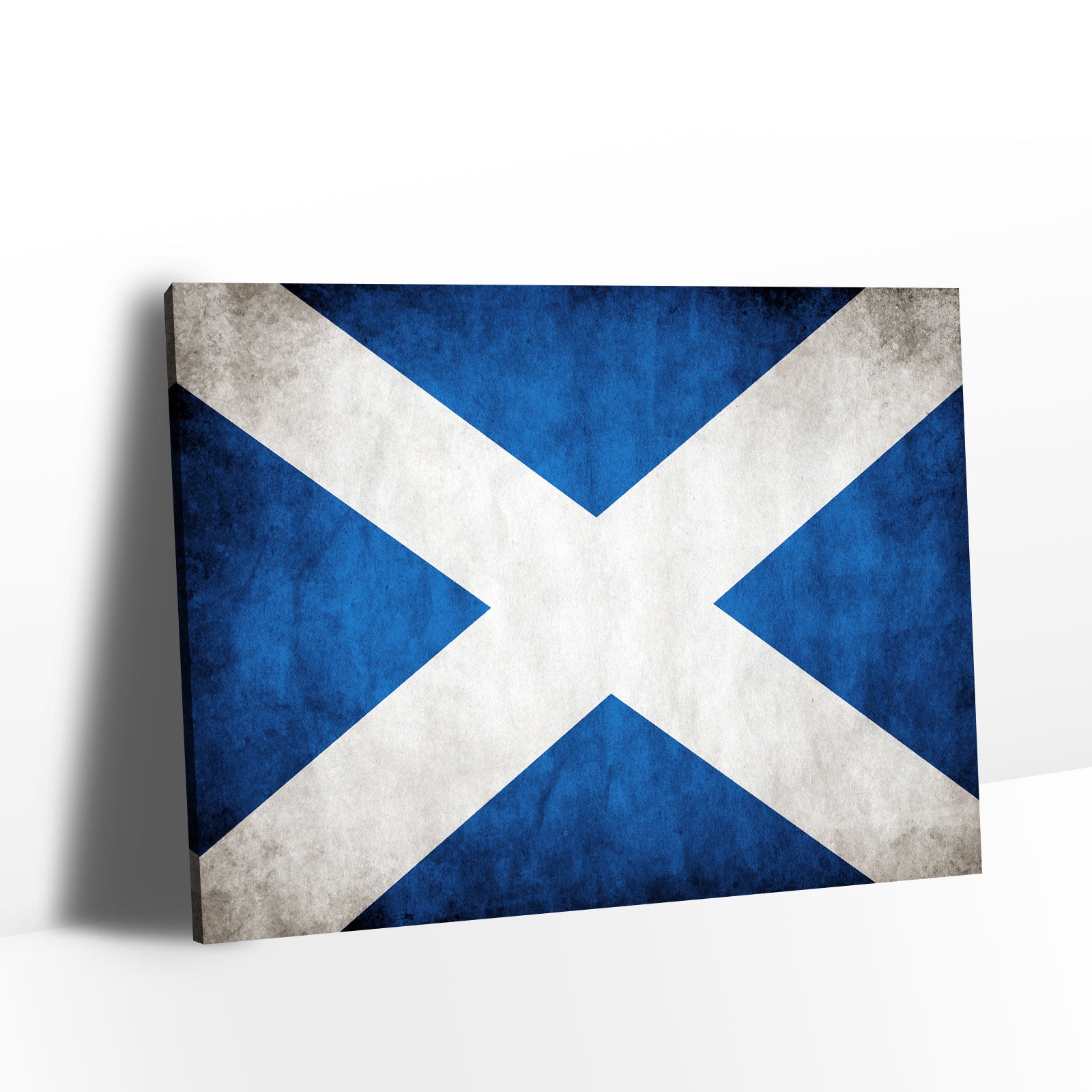 Grunge Flag of Scotland Canvas Wall Art