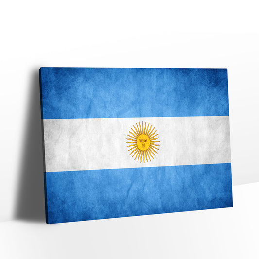 Flag of Argentina Canvas Wall Art