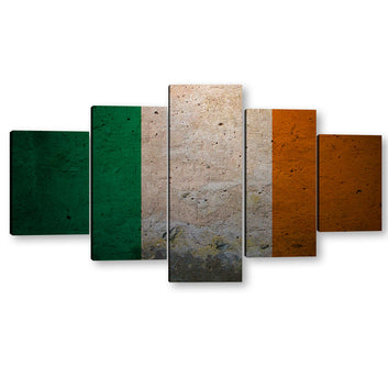 Flag of Ireland Canvas Wall Art