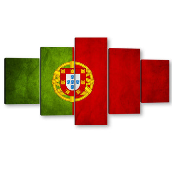 Flag of Portugal Canvas Wall Art