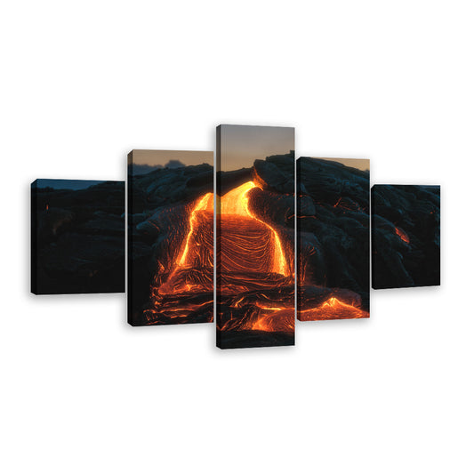 Hawaiʻi Volcanoes National Park Canvas Wall Art