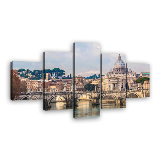 St. Peter's Cathedral in Rome Canvas Wall Art