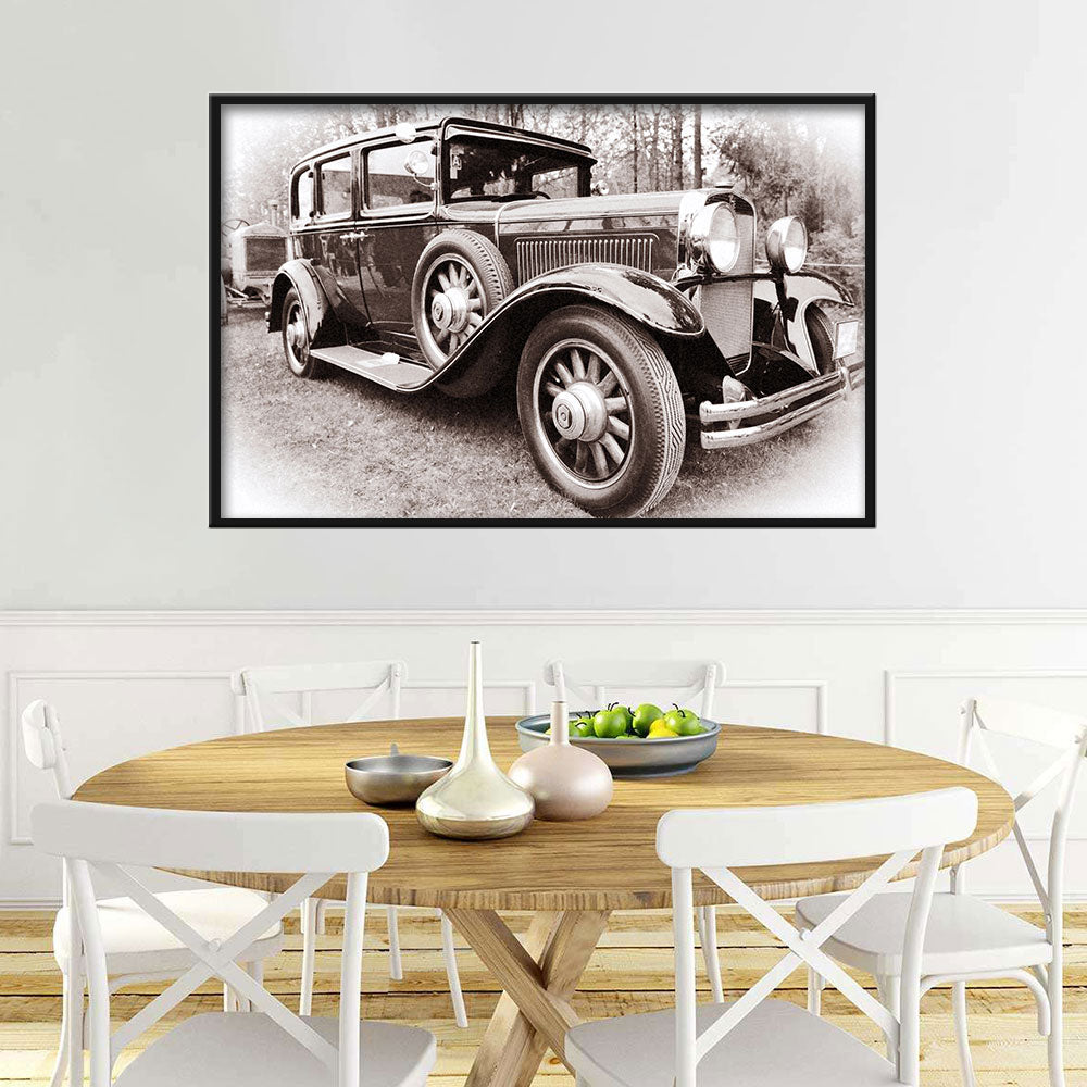 1930 Oldsmobile Model F30 Deluxe Canvas Wall Art