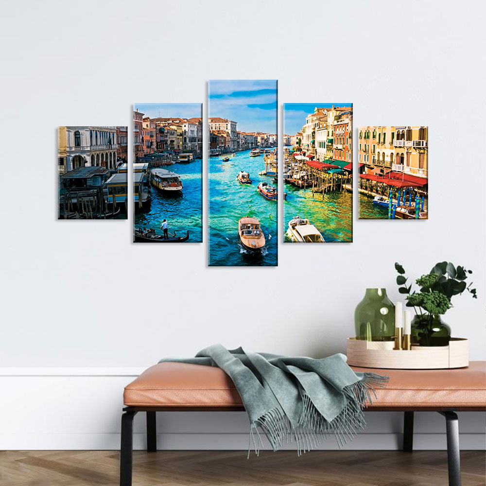 Venice Grand Canal Canvas Wall Art