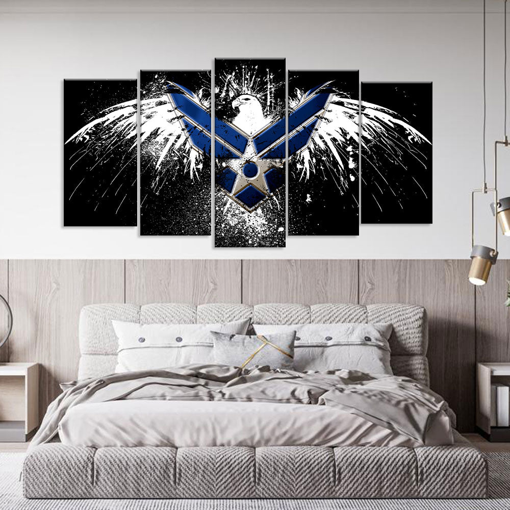 United States Air Force Logo Canvas Wall Art