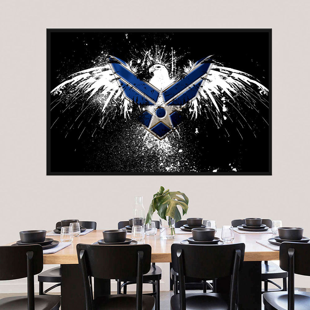 United States Air Force Logo Canvas Wall Art