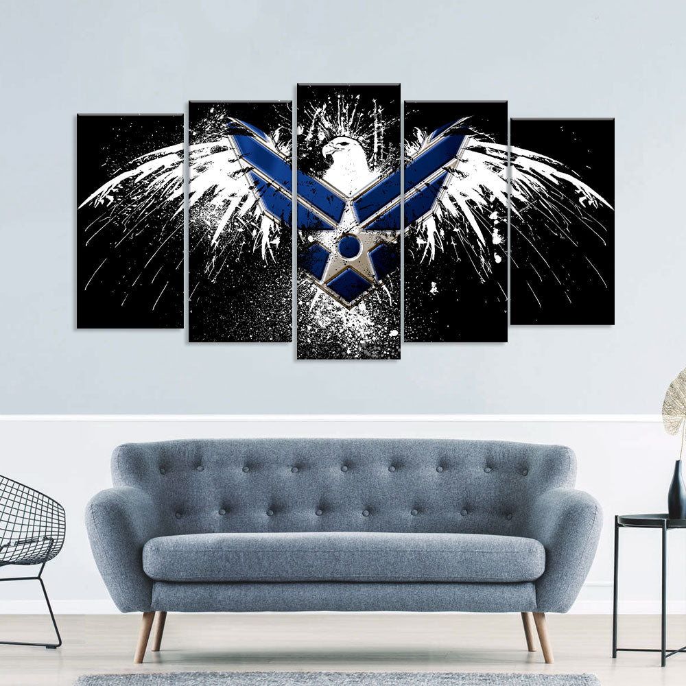 United States Air Force Logo Canvas Wall Art