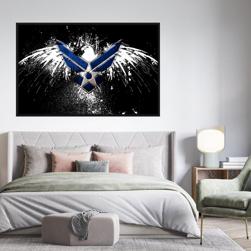 United States Air Force Logo Canvas Wall Art