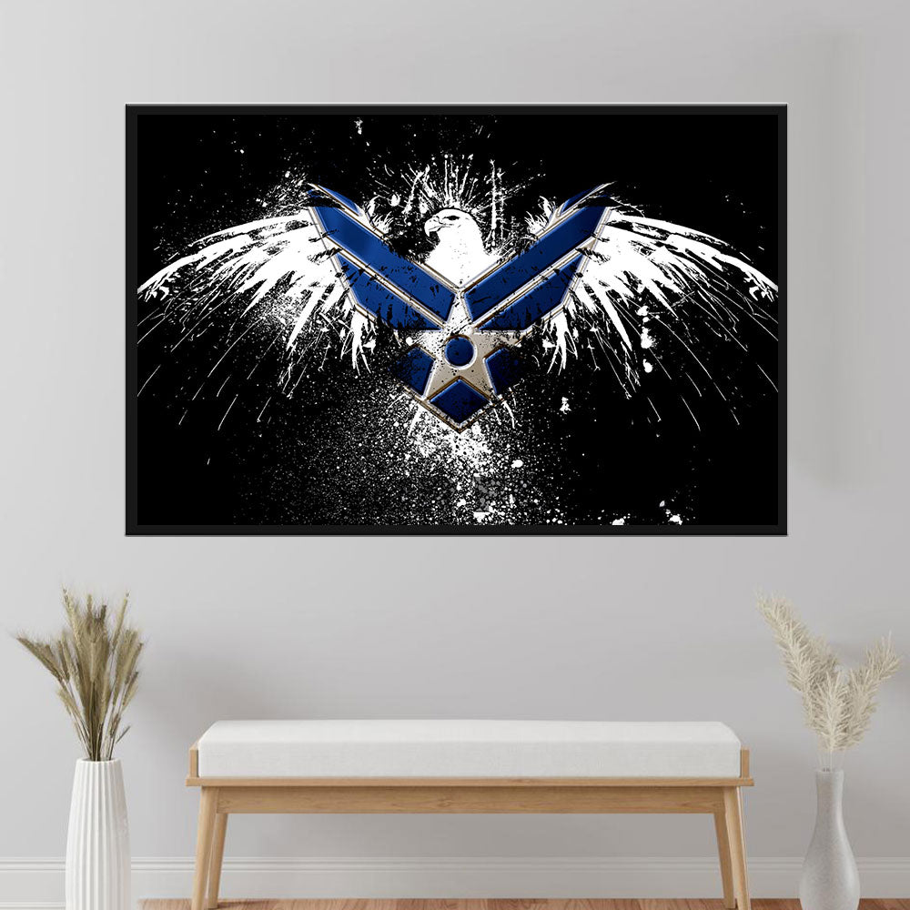 United States Air Force Logo Canvas Wall Art