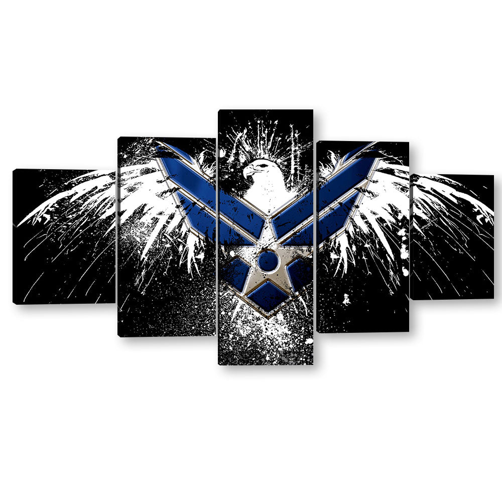 United States Air Force Logo Canvas Wall Art