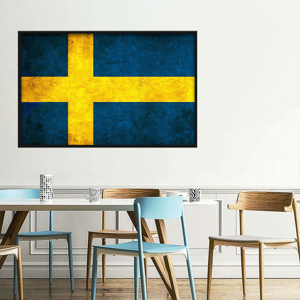 Flag of Sweden Canvas Wall Art