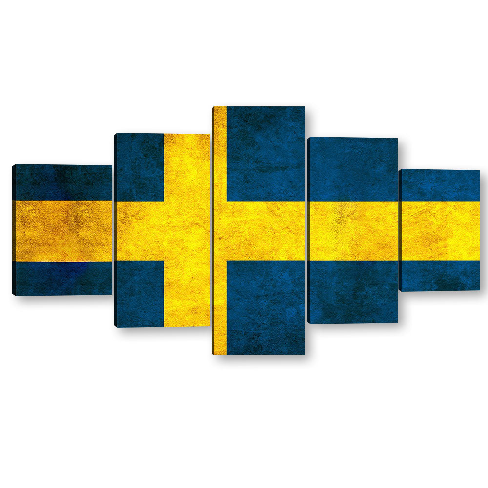 Flag of Sweden Canvas Wall Art