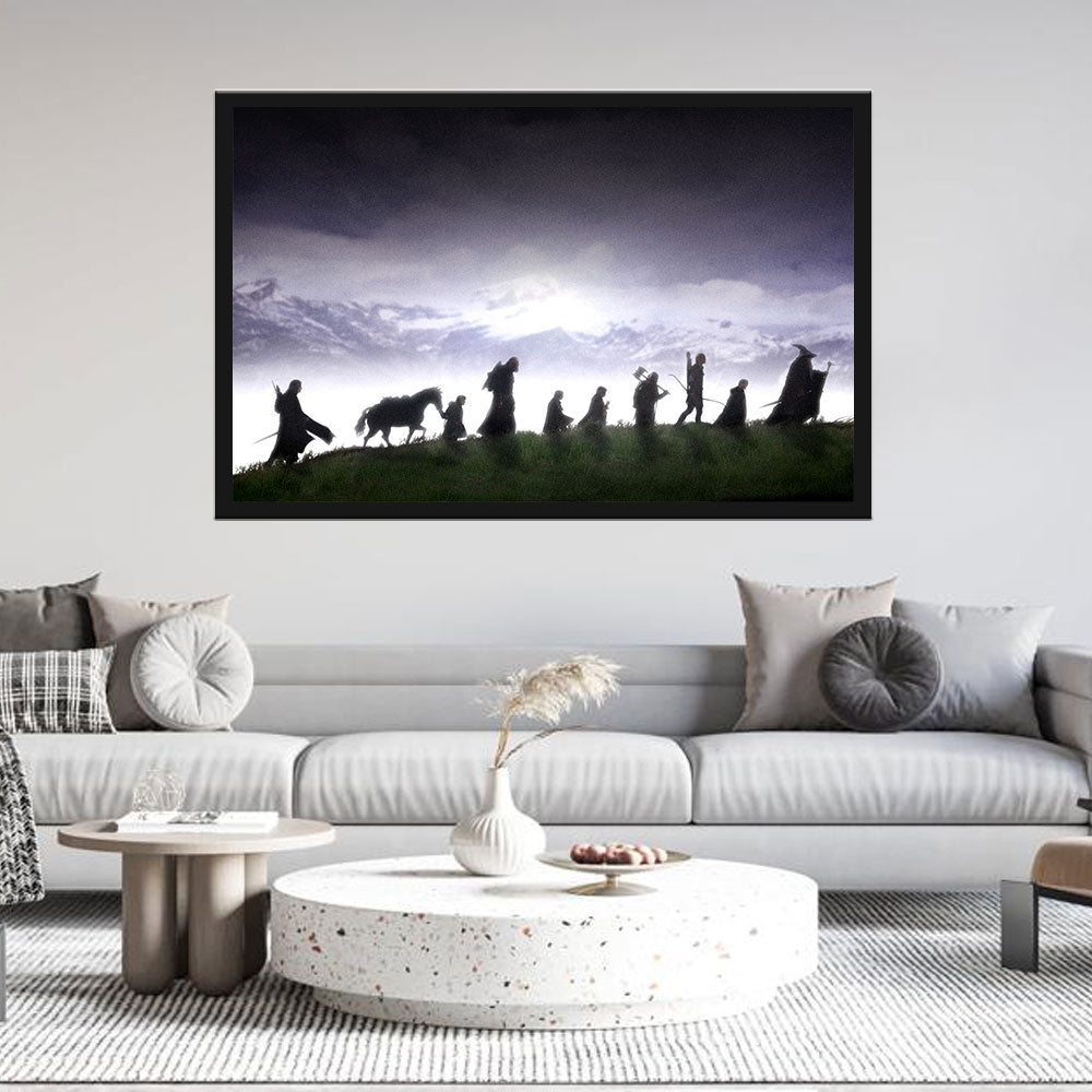 The Lord of the Rings: Fellowship of the Ring Canvas Wall Art