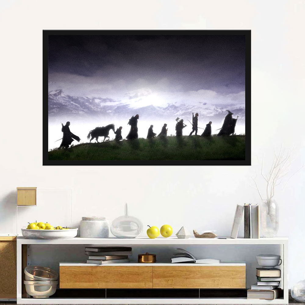 The Lord of the Rings: Fellowship of the Ring Canvas Wall Art