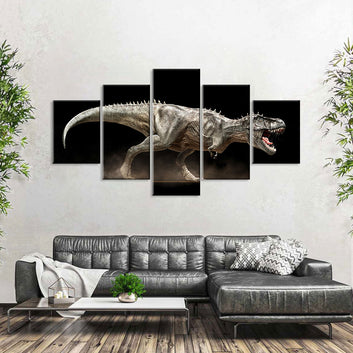 Jurassic Park Tyrannosaurus Canvas Wall Art