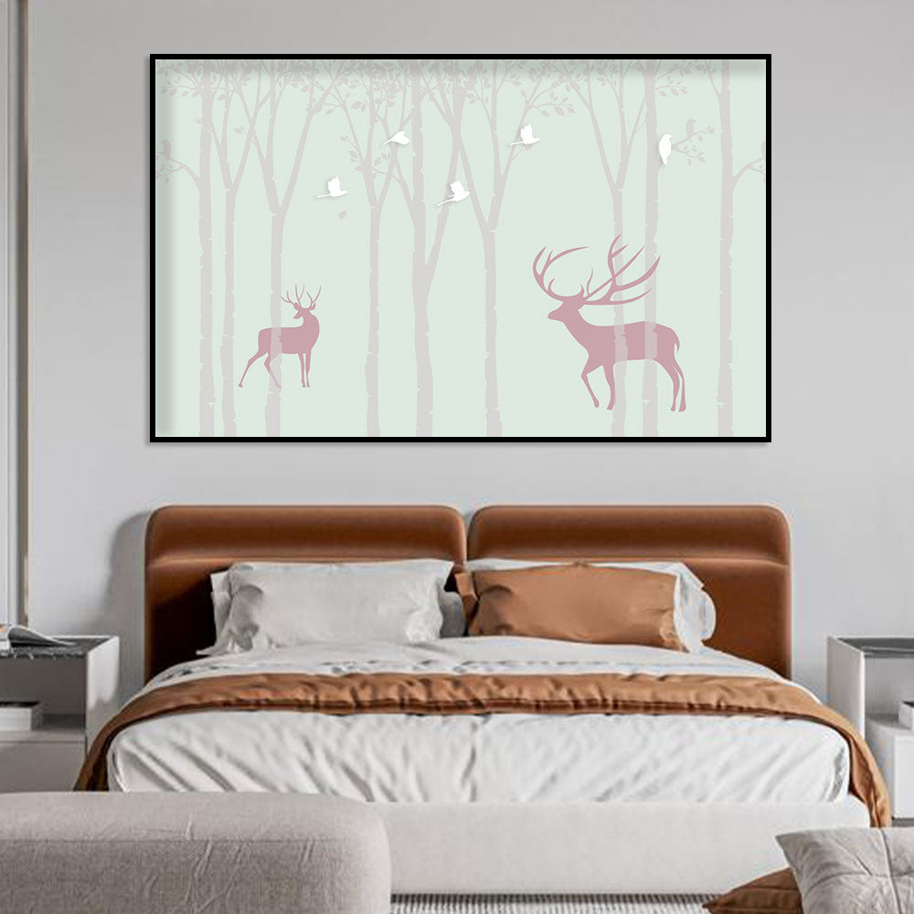 Serenity in the Forest Canvas Wall Art