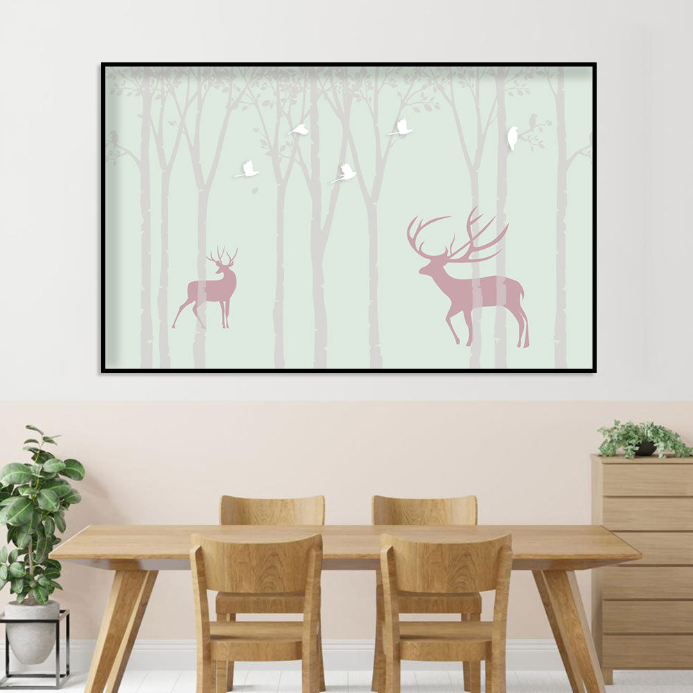 Serenity in the Forest Canvas Wall Art