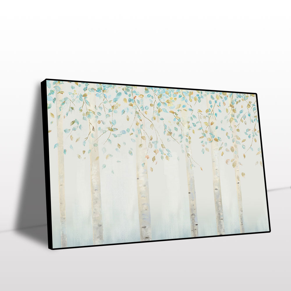 Whispering Birch Grove Canvas Wall Art