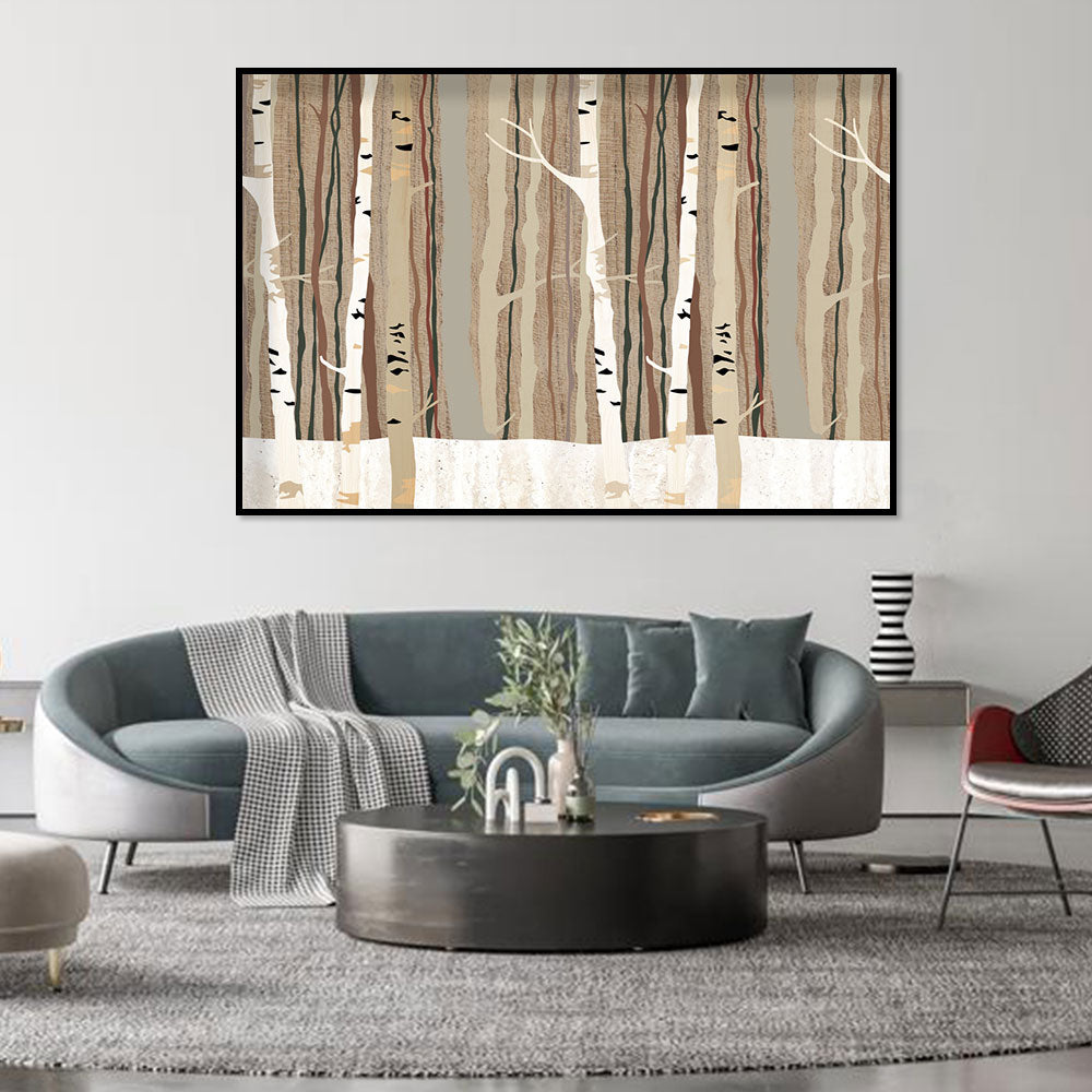 Woodland Harmony Canvas Wall Art