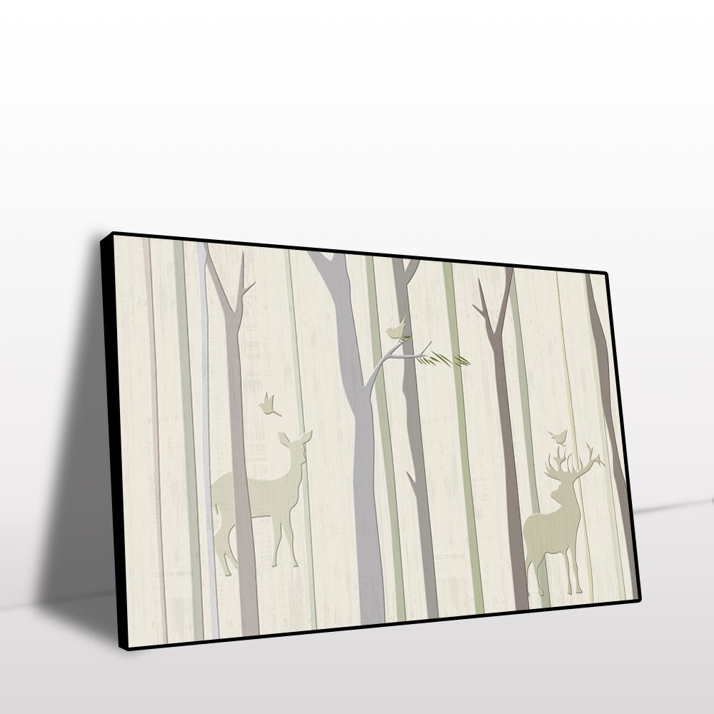 Enchanted Grove Deer Canvas Wall Art