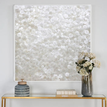 Square Capiz Shell Wall Art