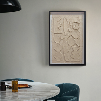 Abstract Textured Paper Pulp Wall Art