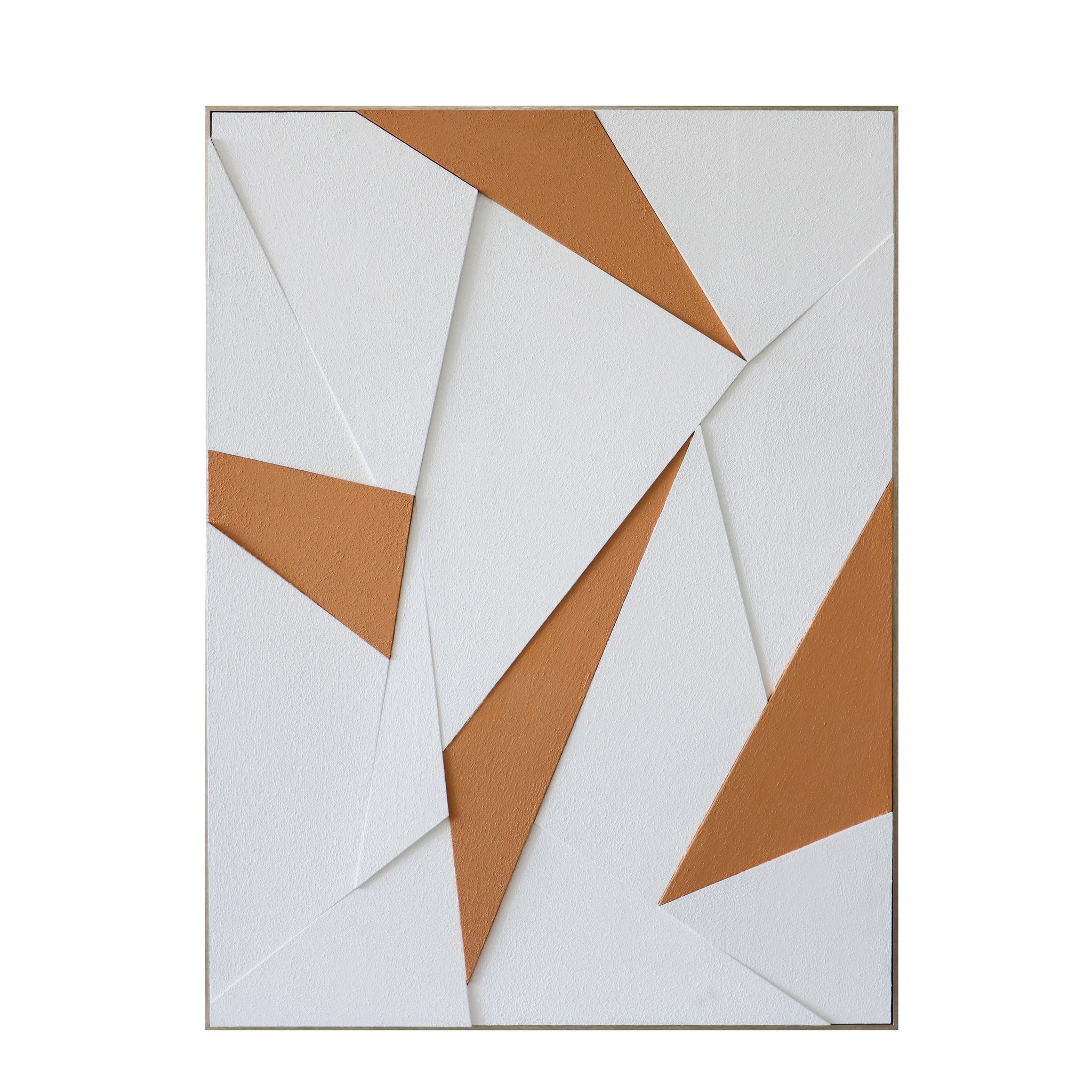 Stylish Geometric Design Wall Art in MDF and PS Frame