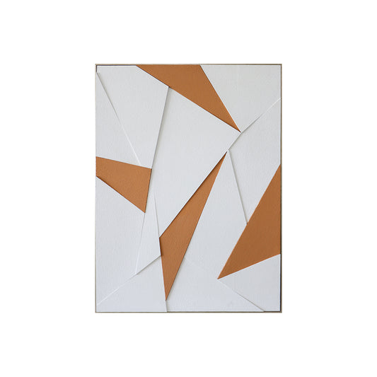 Stylish Geometric Design Wall Art in MDF and PS Frame