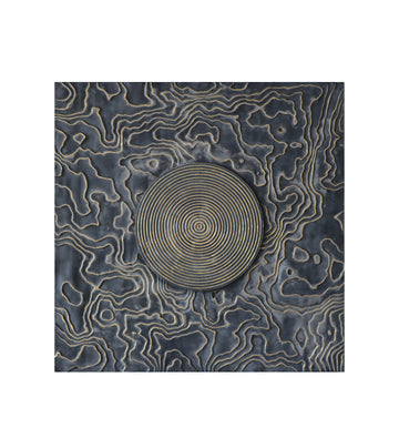 Mystic Topography: Carved MDF Wall Art