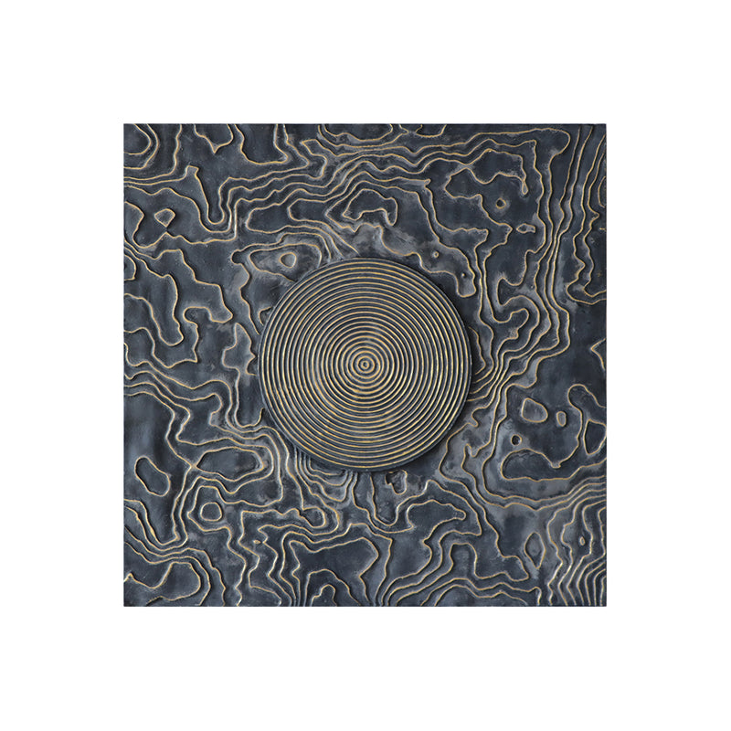 Mystic Topography: Carved MDF Wall Art