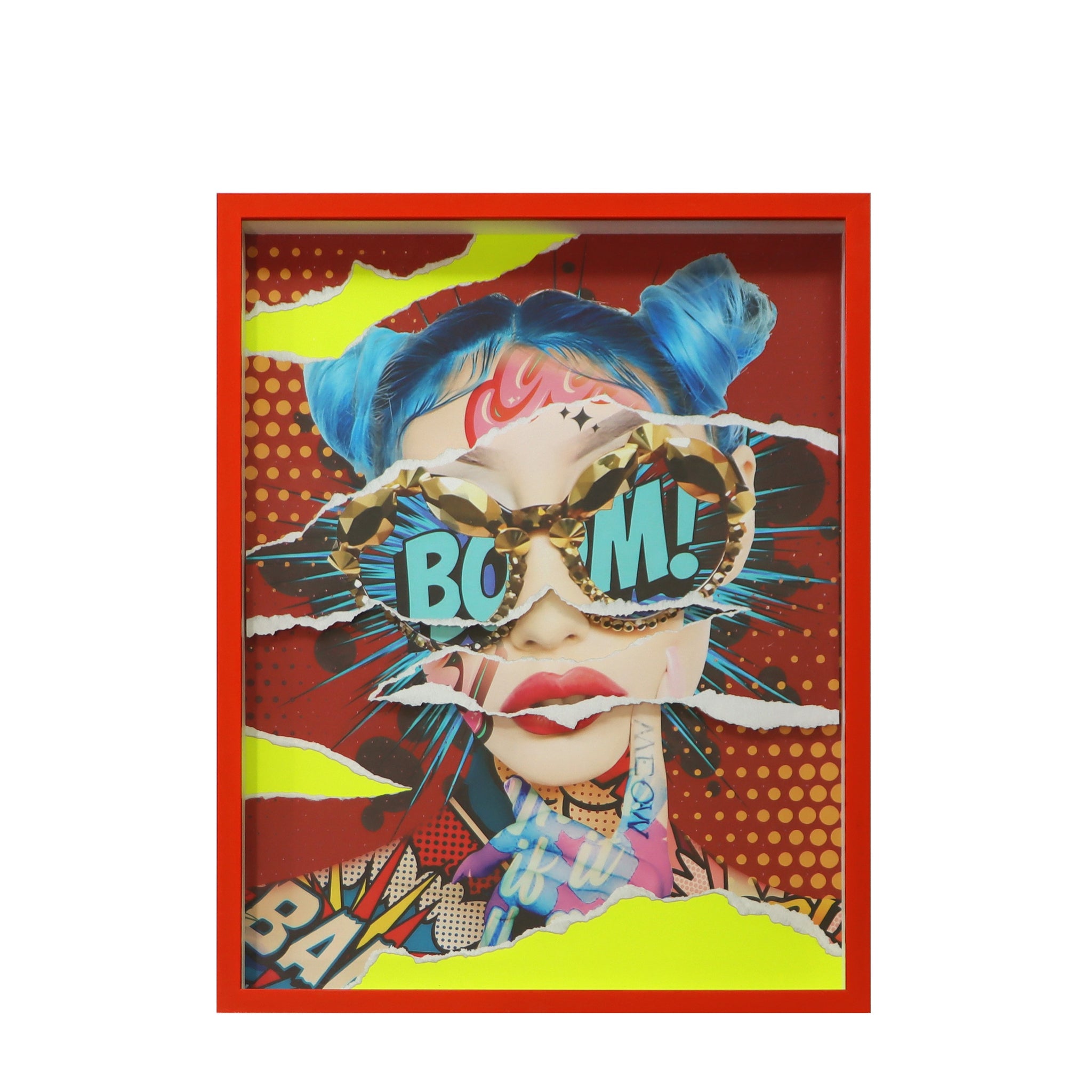 Vibrant Pop Art Explosion Wall Art