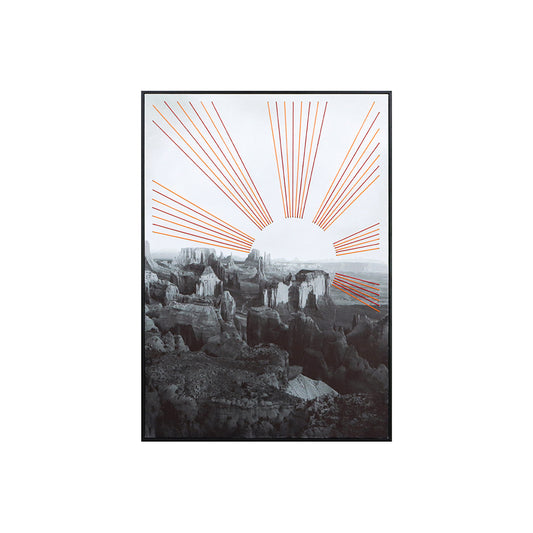 SUNRISE OVER CANYON - MODERN WALL ART