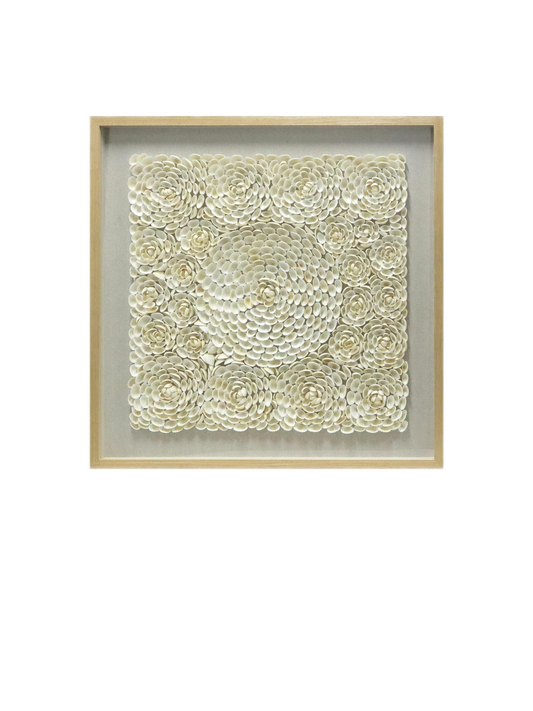 Floral Seashell Wall Art