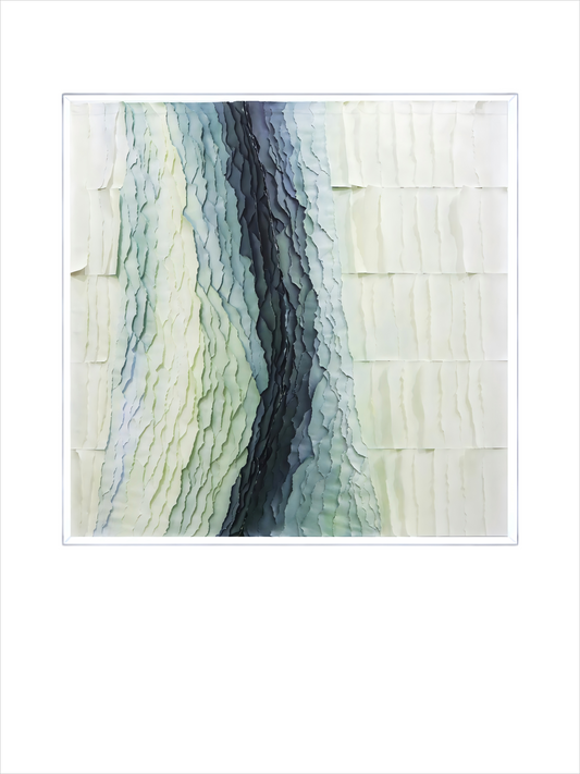 Textured Paper Layer Wall Art