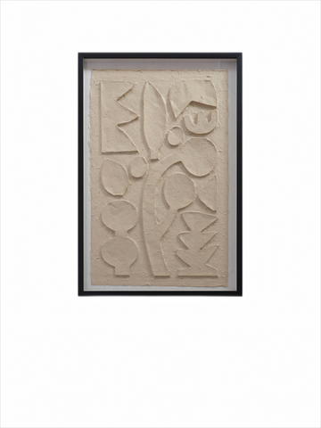 Abstract Textured Paper Pulp Wall Art