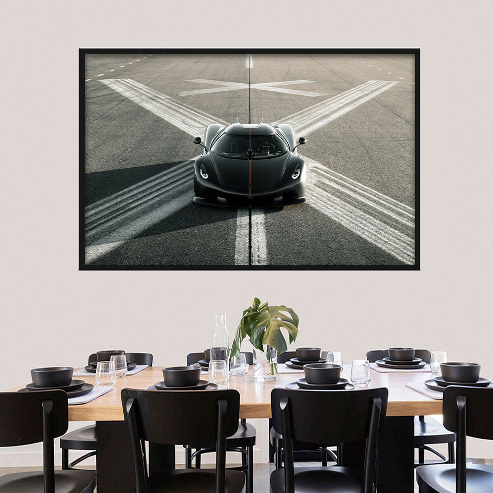 Koenigsegg Jesko On Road Canvas Wall Art