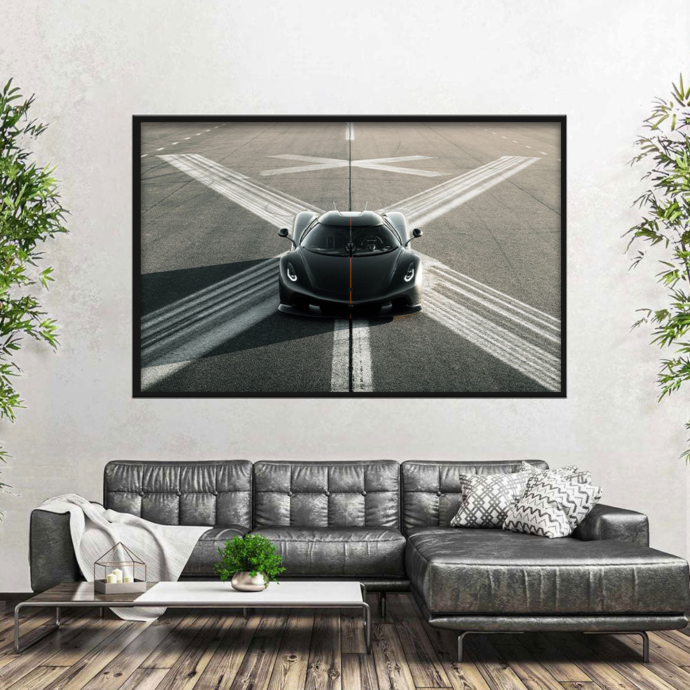 Koenigsegg Jesko On Road Canvas Wall Art