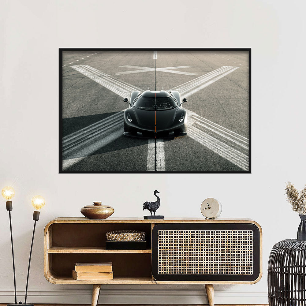 Koenigsegg Jesko On Road Canvas Wall Art