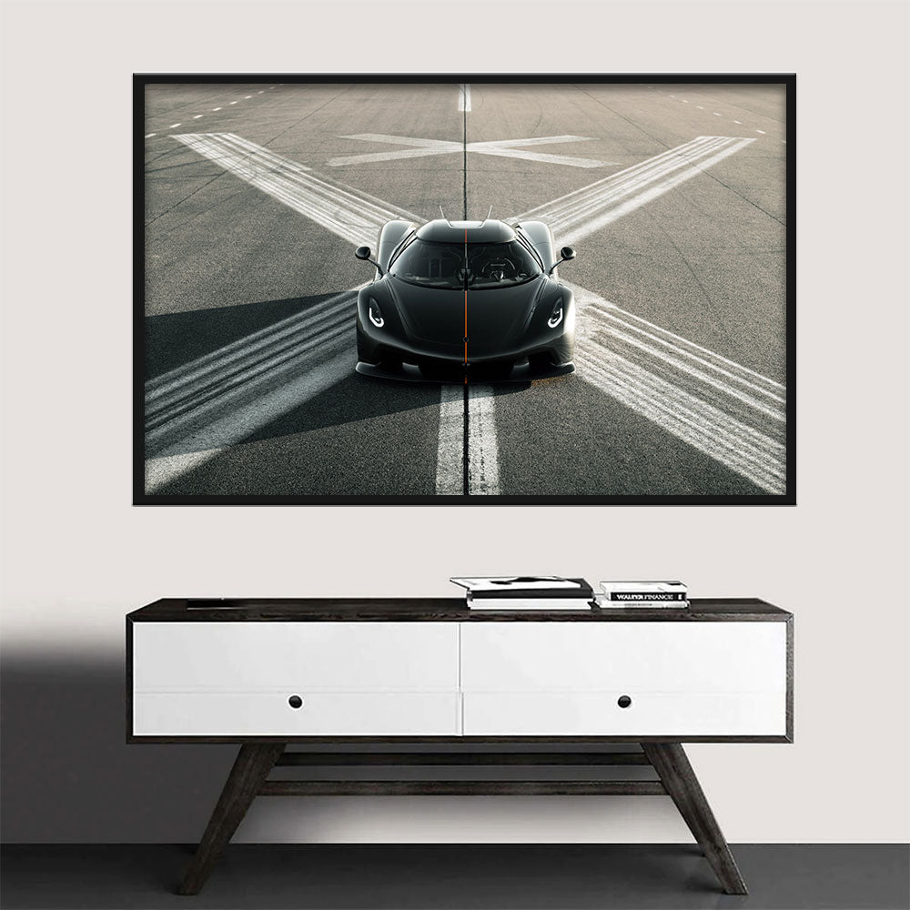 Koenigsegg Jesko On Road Canvas Wall Art