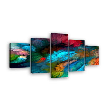 Colourful Abstract Clouds Fantasy canvas wall art